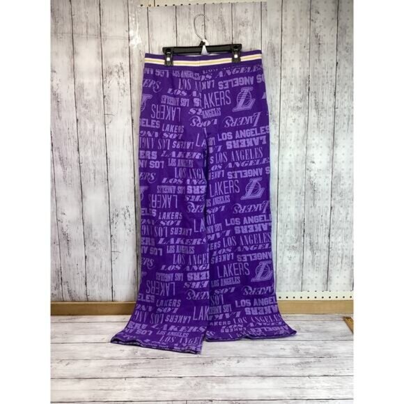 cowgirl argyle boho cozy grandpa dad NBA Los Angeles Lakers Sweatpants Medium - Picture 2 of 5
